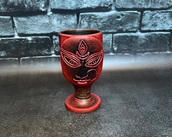 Kali Hindu Goddess Kalima Altar Ritual Goblet