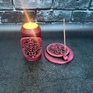 Erzulie Freda Conjunto de ferramentas de vodu para ritual de altar, bruxaria, feito à mão