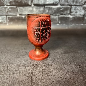 Astaroth sigil Altar Cup Goetia Goblet demon  Lesser Key Solomon Witchcraft supplies  Sorcery