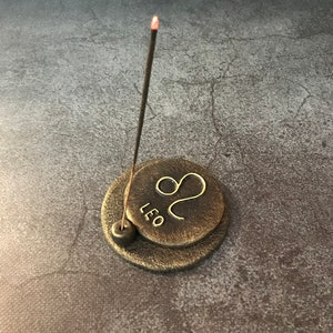 Leo Sternzeichen Räucherstäbchenhalter Astrologie Thurible Censer Altar Hexerei Lieferungen Zauberei