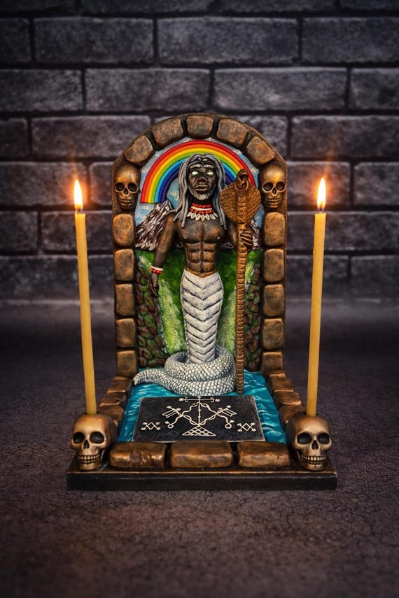 Damballah Wedo Haitian Voodoo Altar Statue - Etsy