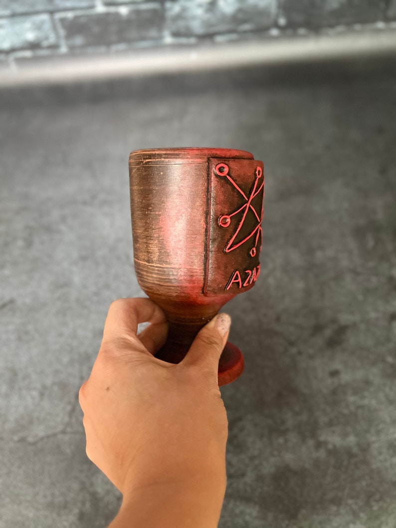 Azazel Sigil Altar Cup Demon Chalice Fallen Angel Luciferian Path ...