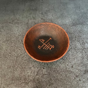 Lucifuge Rofocale Demon Altar Ritual Offering bowl Witchcraft supplies  Demonology Occult tool Handcrafted
