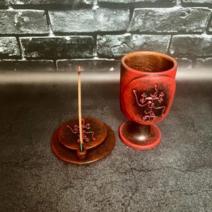 Pazuzu Sigil Demonic Altar SET Ritual tool Handcrafted Occult Art Witchcraft supplies