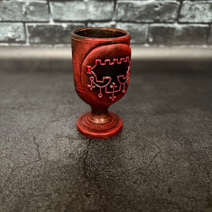 Sigilo del demonio de Belial Goetia Altar Copa ritual Llave menor Salomón Suministros de brujería Hechicería Hecho a mano
