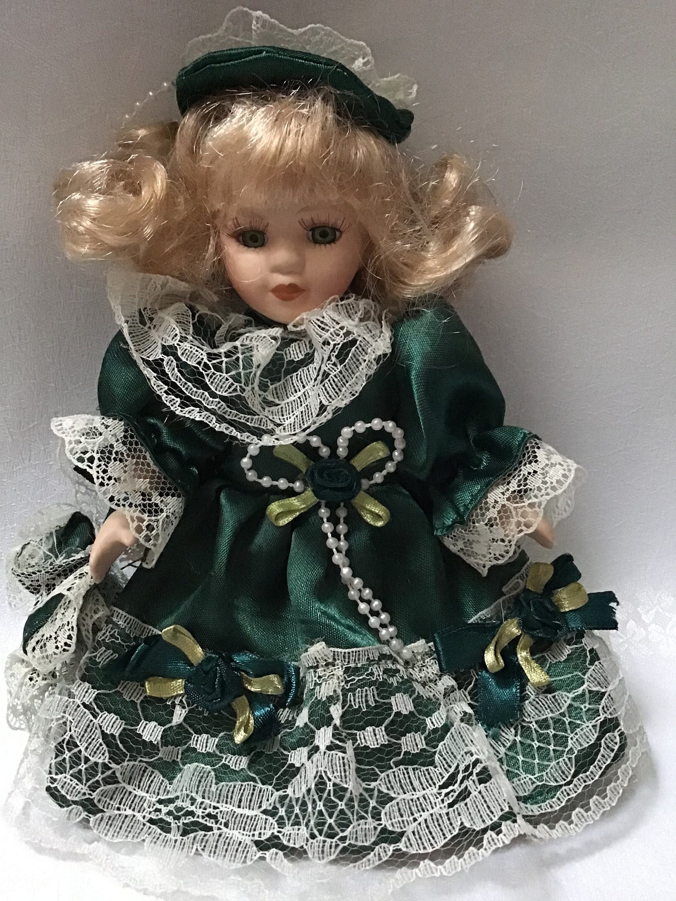 * antique baby doll ୨୧ * 小さな陶器製 の女の子 Vintage Plastic Baby Doll, Retro, Collectible, Toy, Gift