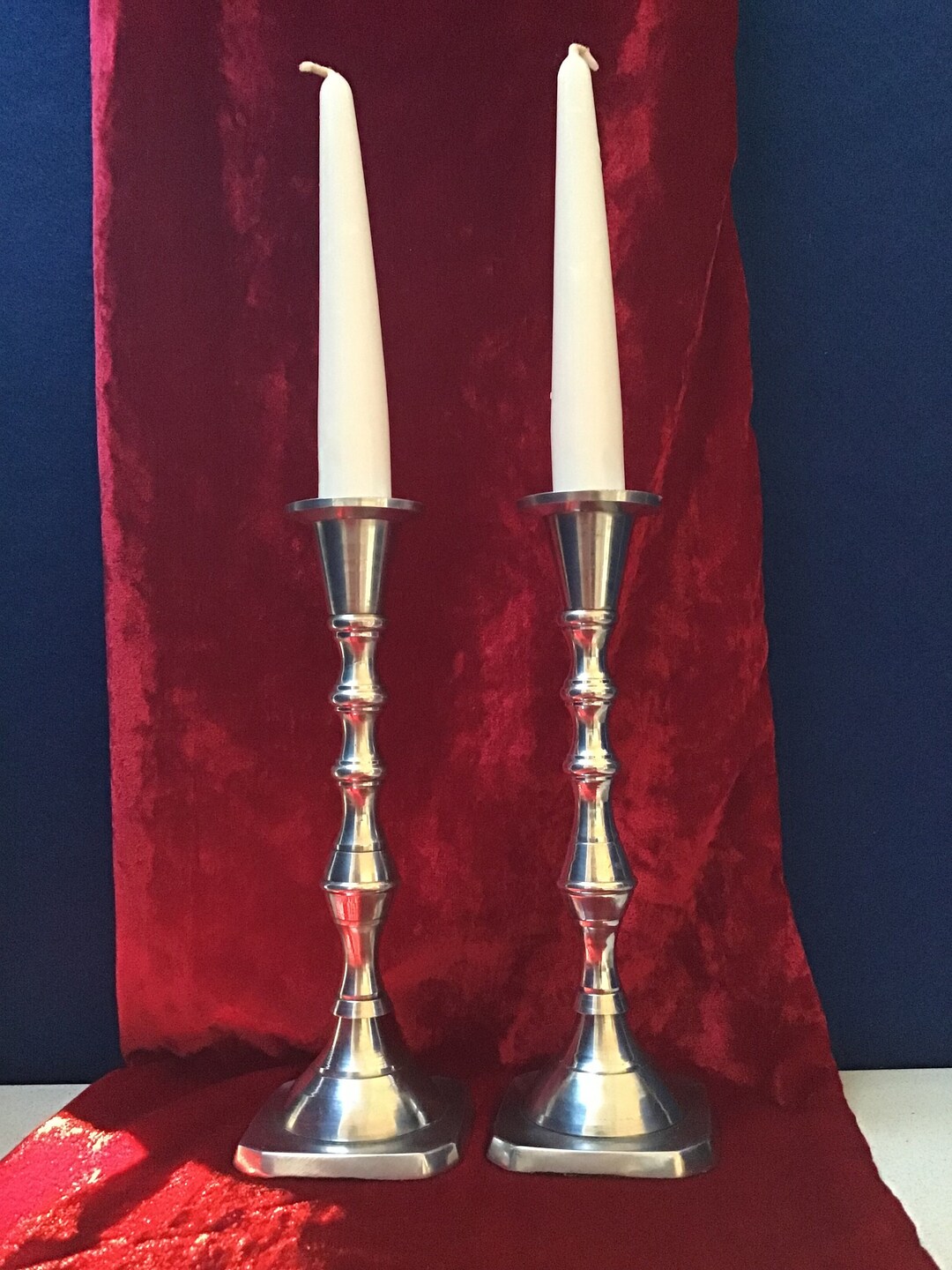 Christmas Candlesticks Candle Holders Celebration Cosy Home Etsy UK