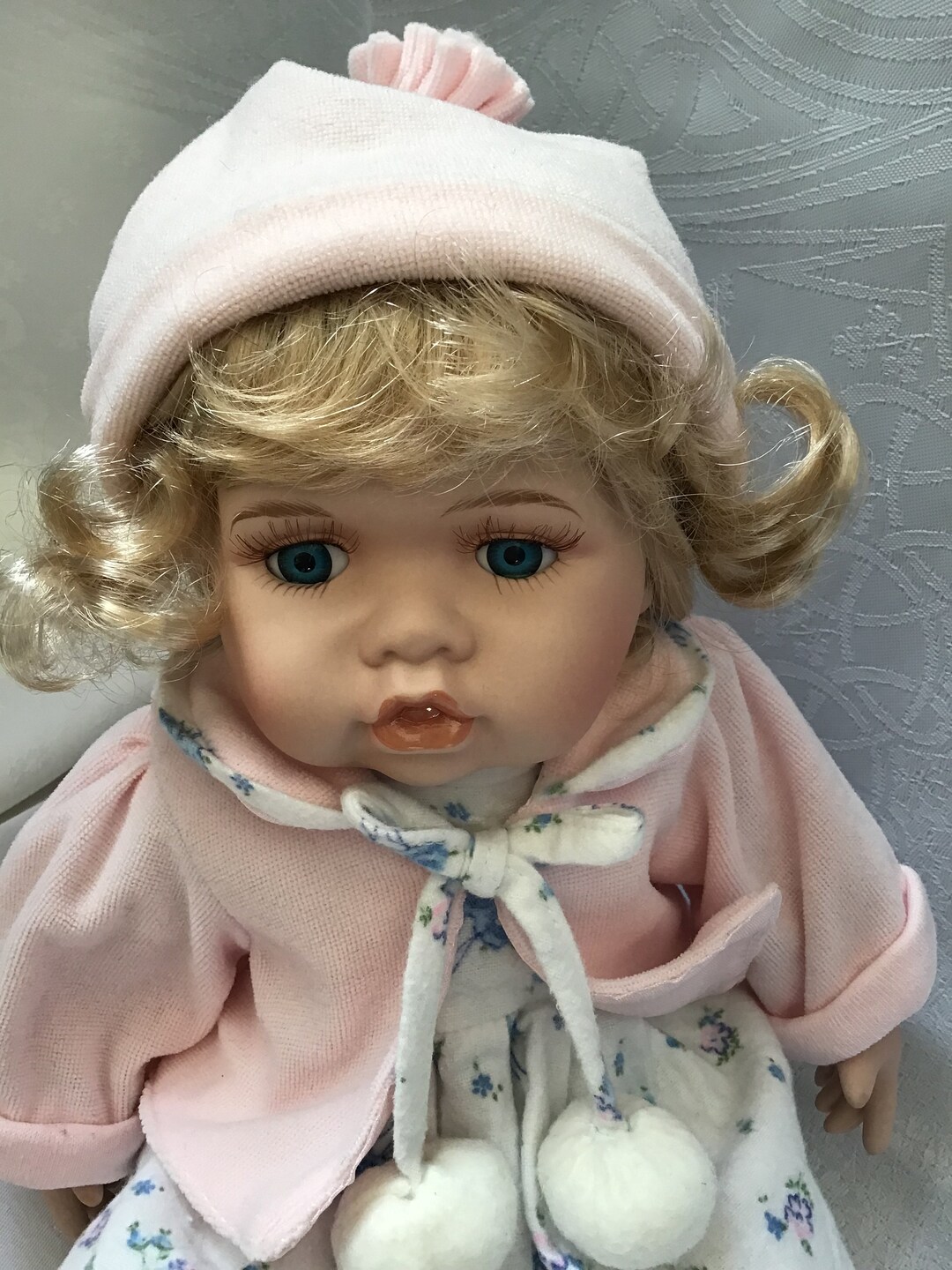 Baby Doll Girl Porcelain Vintage Doll Ceramic Doll