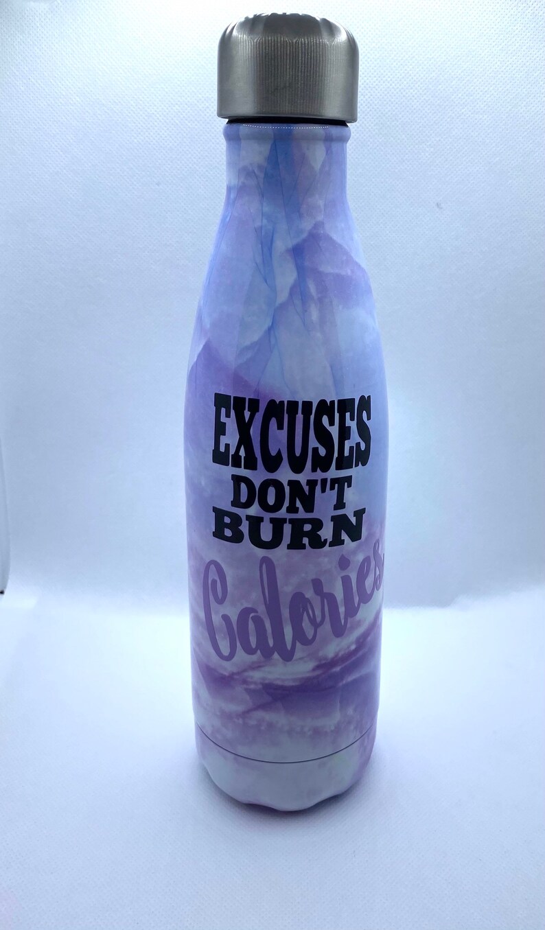 Excuses Don\u2019t Burn Calories Thermos /& Shirt