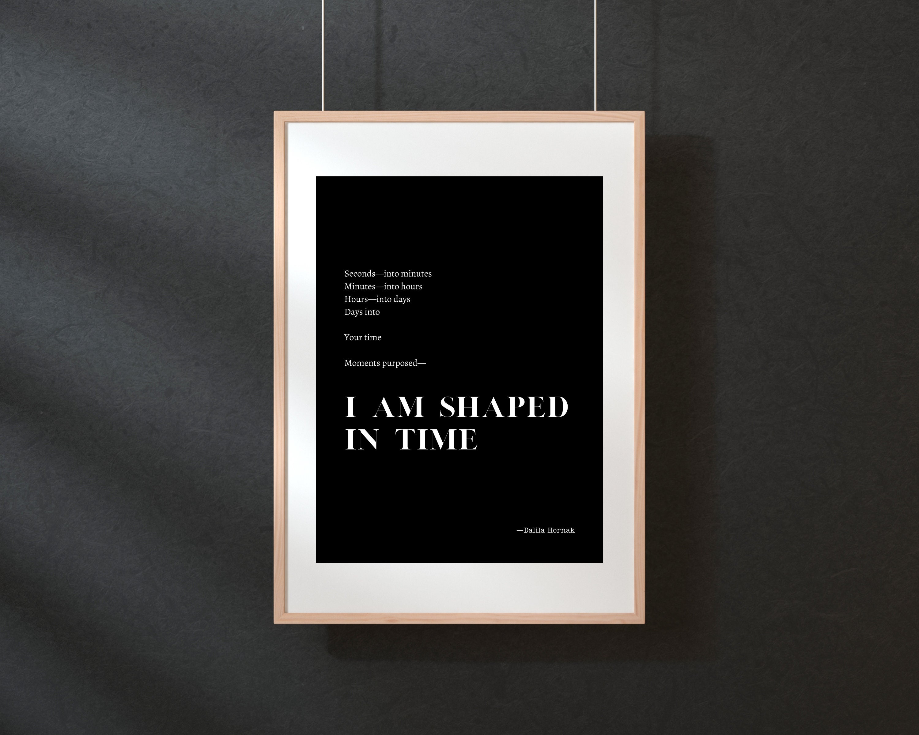 Chosen Quote Shaped In Time Christian Quote Inspirational | Etsy