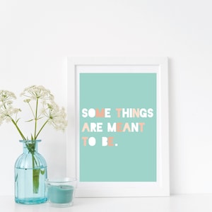 Elvis Presley | Can’t Help Falling In Love | Wall Art | Print | Typography | A4 | A5 | Lyrics | Somethings Are Meant To Be | Music