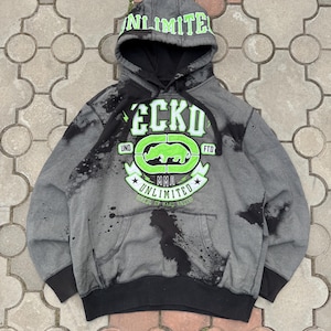 Vintage Mark Ecko Unltd Big Logo Hoodie Baggy Y2K Graffiti style