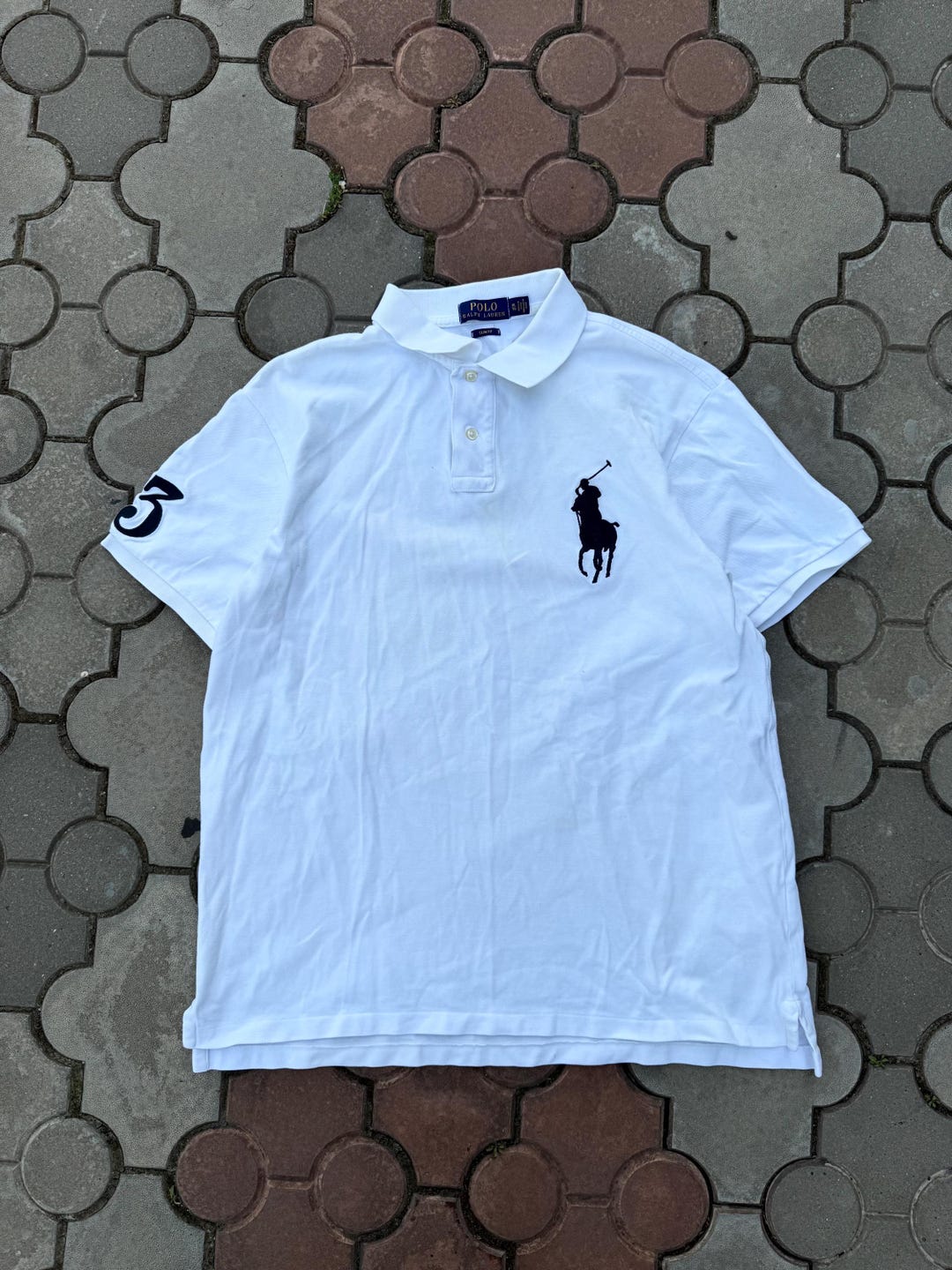 Vintage Polo Ralph Lauren Big Pony Polo Tee Chief Keef Style