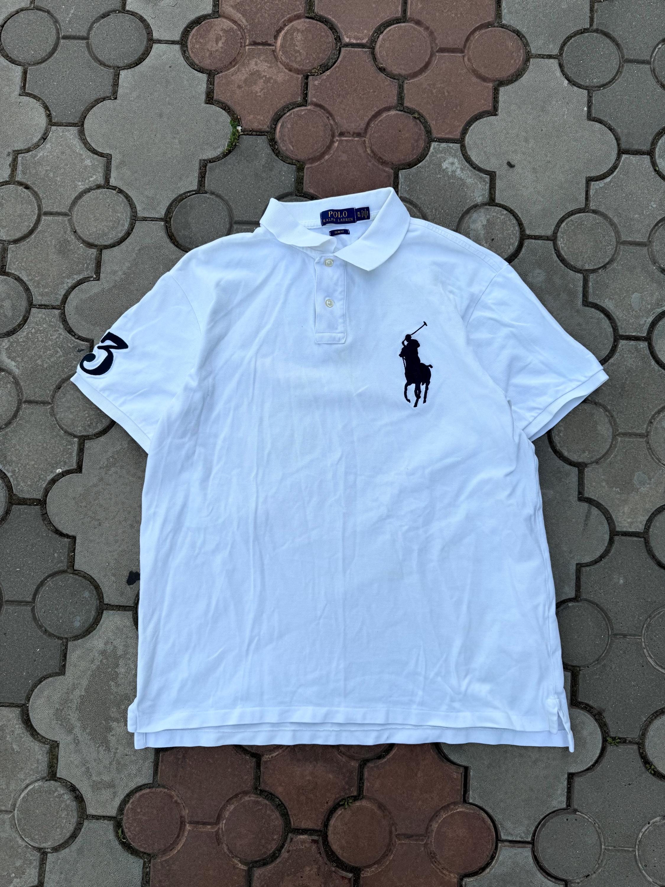 POLO RALPH LAUREN BIG PONY WHITE チーフキーフ Chief Keef Polo Ralph Lauren vintage white polo T-shirt big