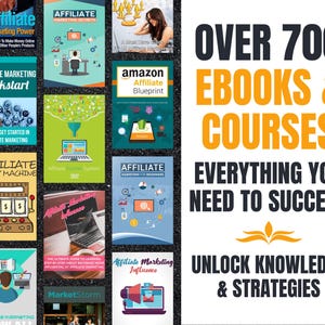 700+ Affiliate Marketing Courses & Training Bundle | Ebooks, Videos, Workbooks | Educational Mastery Pack image 4