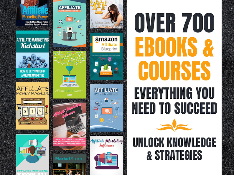 700+ Affiliate Marketing Courses & Training Bundle | Ebooks, Videos, Workbooks | Educational Mastery Pack image 4