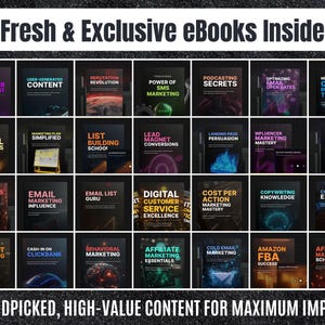 700+ Affiliate Marketing Courses & Training Bundle | Ebooks, Videos, Workbooks | Educational Mastery Pack image 3