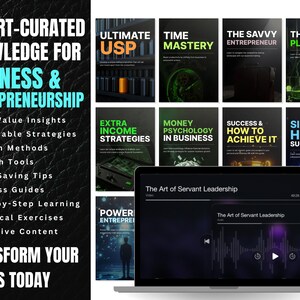 100+ Digital Business & Entrepreneurship Courses | eBooks, Videos, Workbooks | Digital Learning Bundle image 3