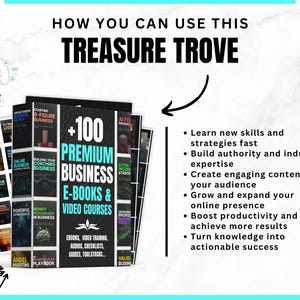 100+ Digital Business & Entrepreneurship Courses | eBooks, Videos, Workbooks | Digital Learning Bundle image 6