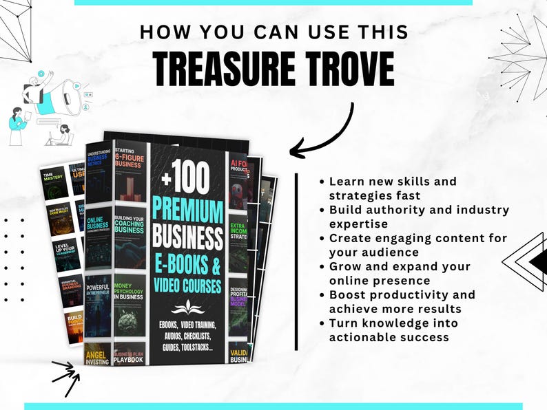 100+ Digital Business & Entrepreneurship Courses | eBooks, Videos, Workbooks | Digital Learning Bundle image 6