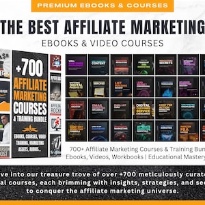 700+ Affiliate Marketing Courses & Training Bundle | Ebooks, Videos, Workbooks | Educational Mastery Pack image 2