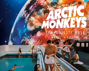 ARCTIC MONKEYS Poster Print Wall Art - Vintage Rock Memorabilia