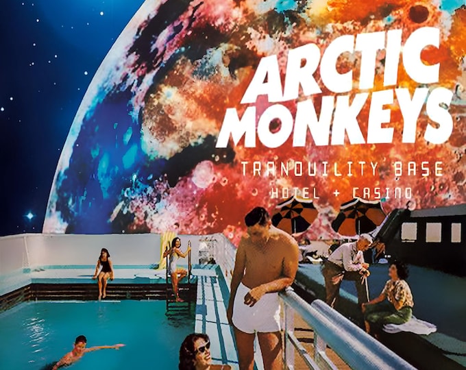 ARCTIC MONKEYS Poster Print Wall Art - Vintage Rock Memorabilia