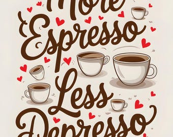 Coffee Wall Art Print -  - Kitchen - Coffee Bar - Coffee Shop - Barista