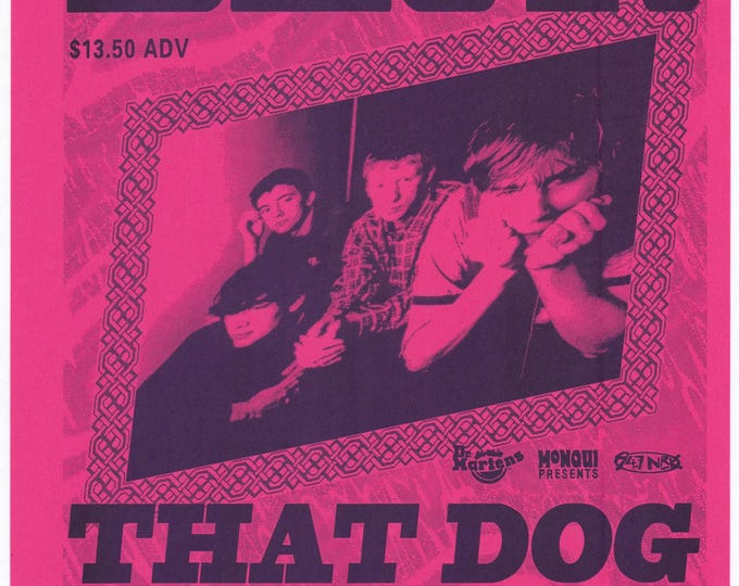 BLUR Poster Print Wall Art - Vintage Rock Memorabilia