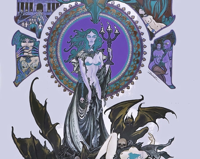 BLACK SABBATH Poster Print Wall Art - Vintage Rock Memorabilia