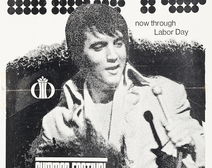 ELVIS Poster Print Wall Art - Vintage Rock Memorabilia