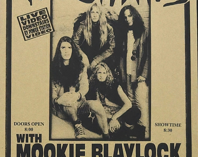 ALICE IN CHAINS Poster Print Wall Art - Vintage Rock Memorabilia