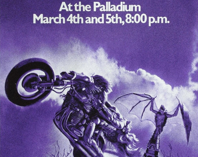 MEAT LOAF Poster Print Wall Art - Vintage Rock Memorabilia