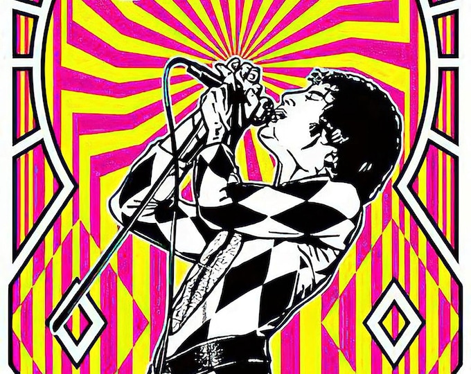 QUEEN Poster Print Wall Art - Vintage Rock Memorabilia