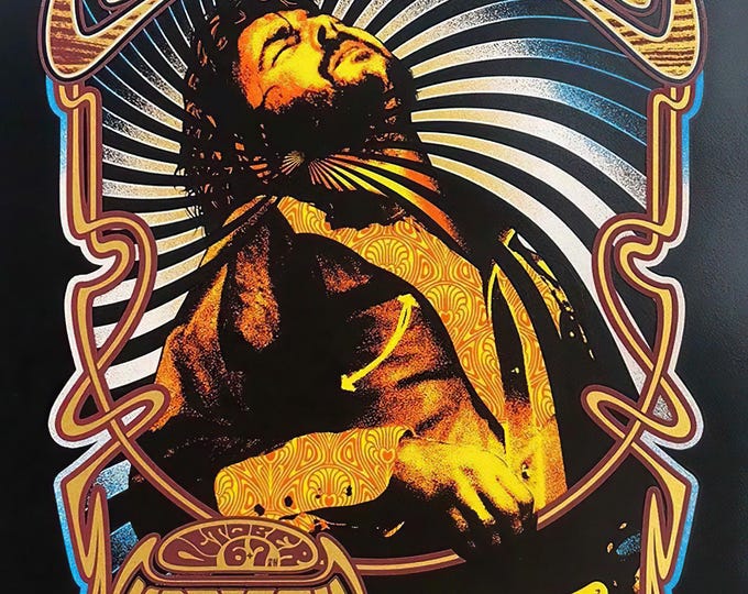 ERIC CLAPTON Poster Print Wall Art - Vintage Rock Memorabilia