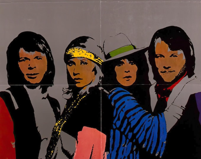 ABBA Poster Print Wall Art - Vintage Rock Memorabilia