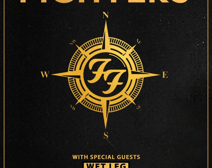 FOO FIGHTERS Poster Print Wall Art - Vintage Rock Memorabilia