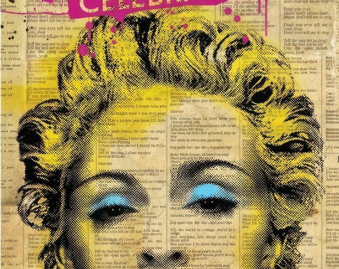 MADONNA Poster Print Wall Art - Vintage Rock Memorabilia