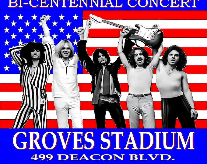 AEROSMITH Poster Print Wall Art - Vintage Rock Memorabilia