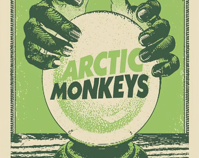ARCTIC MONKEYS Poster Print Wall Art - Vintage Rock Memorabilia