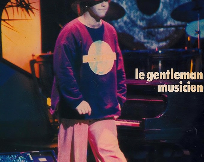 ELTON JOHN Poster Print Wall Art - Vintage Rock Memorabilia