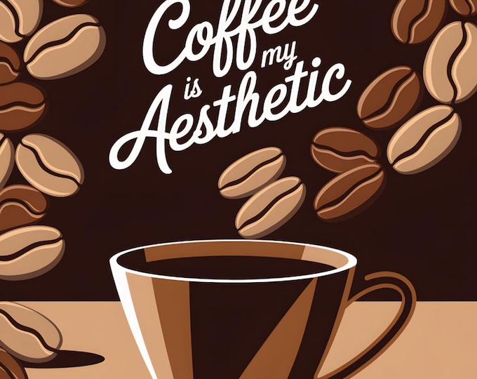 Coffee Wall Art Print -  - Kitchen - Coffee Bar - Coffee Shop - Barista