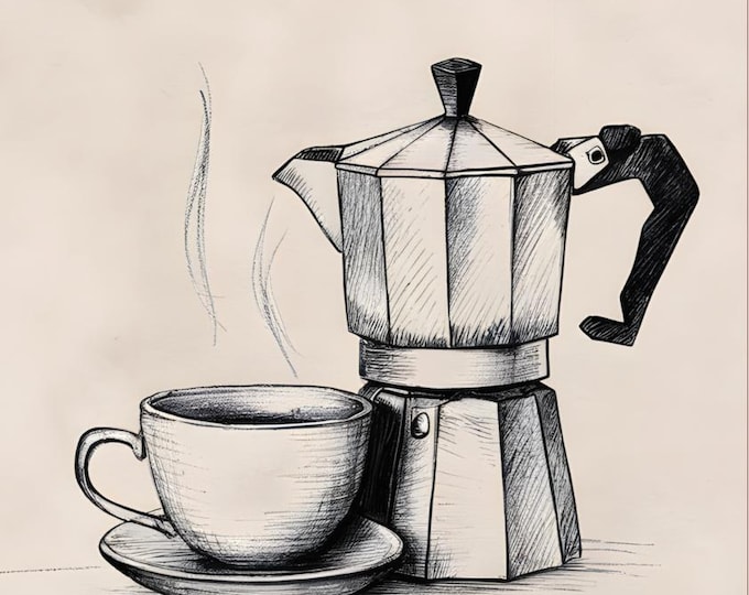 Coffee Wall Art Print -  - Kitchen - Coffee Bar - Coffee Shop - Barista