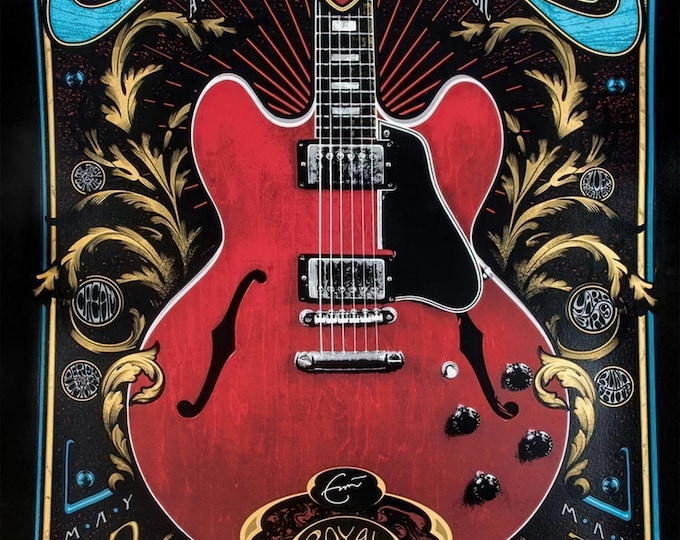 ERIC CLAPTON Poster Print Wall Art - Vintage Rock Memorabilia