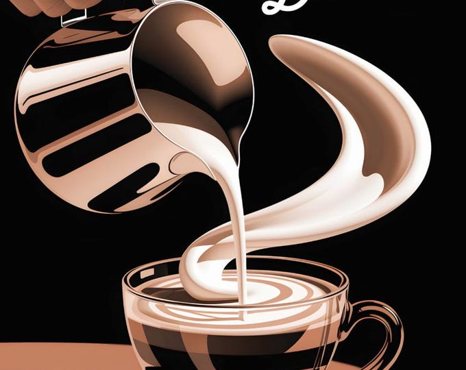 Coffee Wall Art Print -  - Kitchen - Coffee Bar - Coffee Shop - Barista