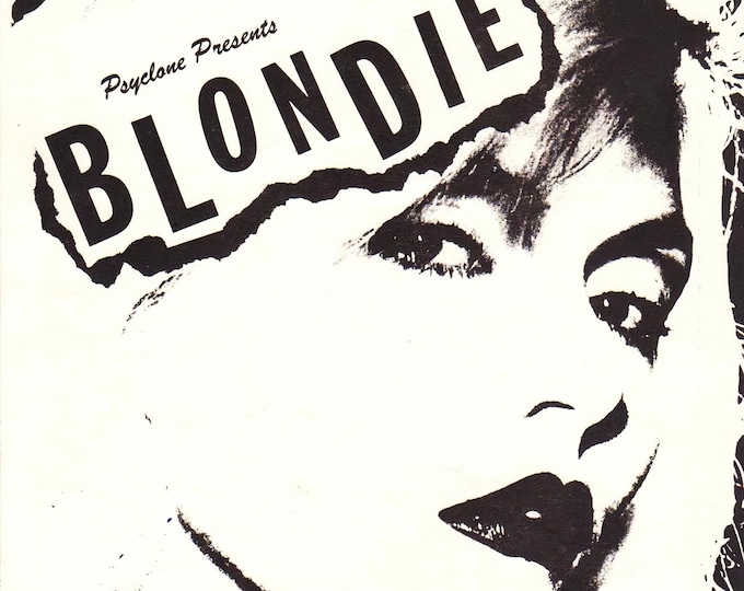 BLONDIE Poster Print Wall Art - Vintage Rock Memorabilia