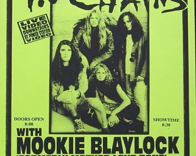 ALICE IN CHAINS Poster Print Wall Art - Vintage Rock Memorabilia