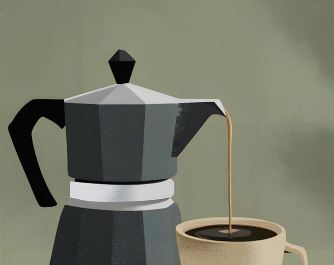 Coffee Wall Art Print -  - Kitchen - Coffee Bar - Coffee Shop - Barista