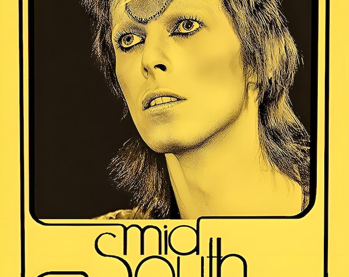 DAVID BOWIE Poster Print Wall Art - Vintage Rock Memorabilia