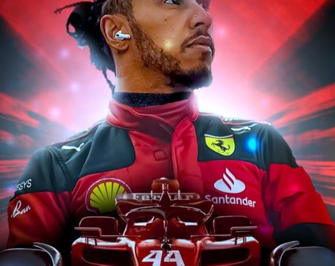 Lewis Hamilton  F1 Motor Racing Wall Art Poster Print